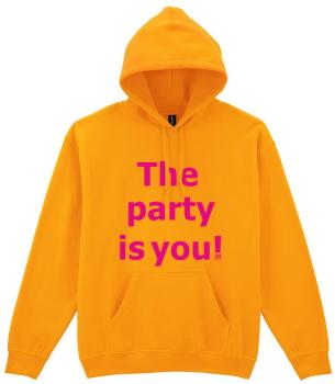Preview: Hooded Sweatshirt ° The party is you!