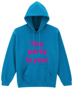 Preview: Hooded Sweatshirt ° The party is you!