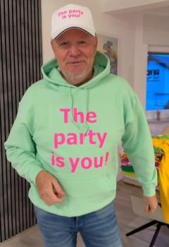 Hooded Sweatshirt ° The party is you!